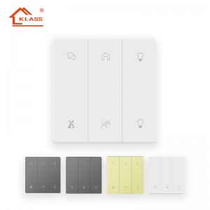 New product 1/2/3/4 Gang UK/EU WIFI Zigbee Tuya Smart Wall Push Button Light Switch with CB CE GCC for home electric switch